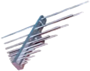 How does gain affect the radiation pattern of a log - periodic antenna?
